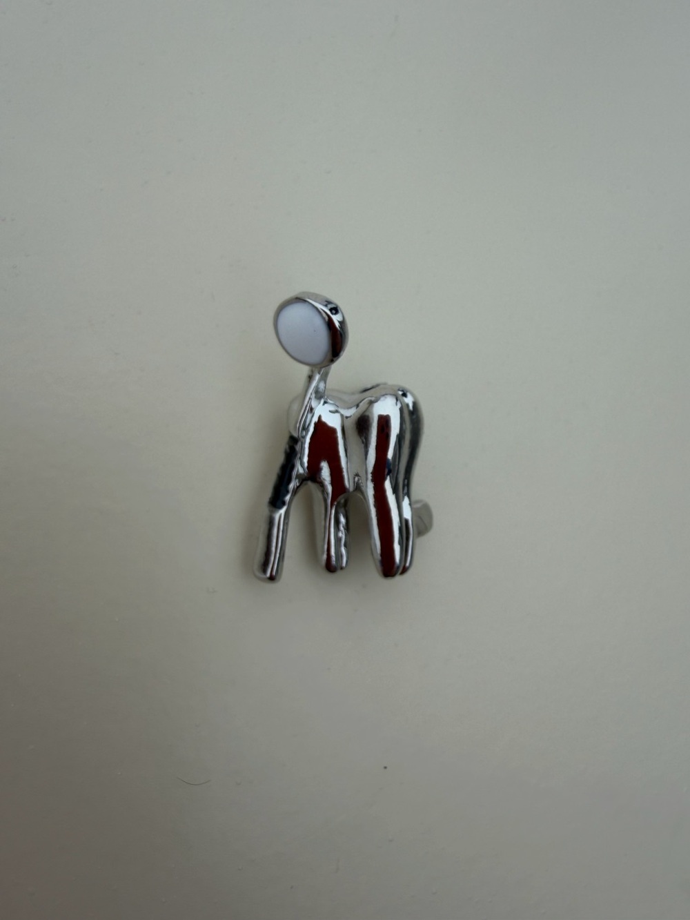 Dental-Themed Enamel Brooch - Silver -Tone Tooth & Dental Tool Design